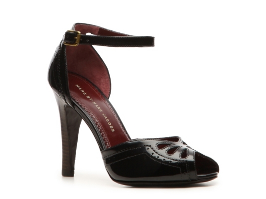 Marc by Marc Jacobs Patent Leather Ankle Strap Pump