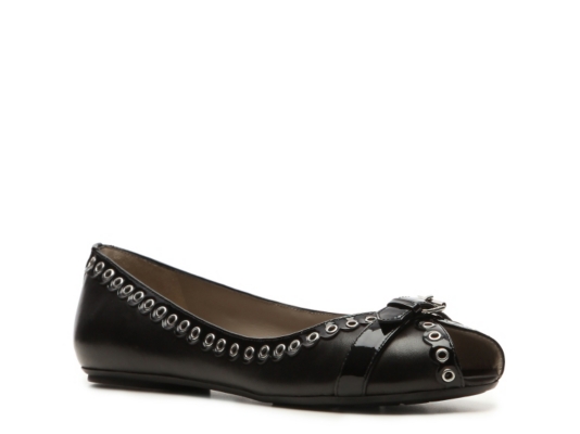 Marc by Marc Jacobs Patent Leather Grommet Flat