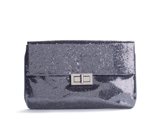 Lulu Townsend Glitter Clutch