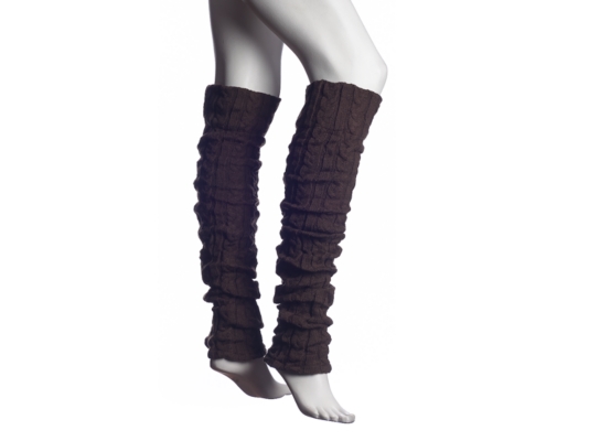 SM Extra Long Cable Knit Leg Warmer