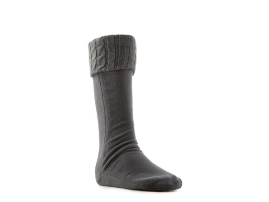 SM Cable Knit Rain Boot Liner