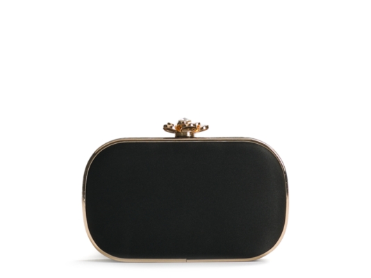 Lulu Townsend Flower Snap Box Clutch