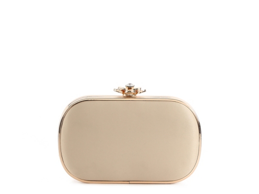 Lulu Townsend Flower Snap Box Clutch
