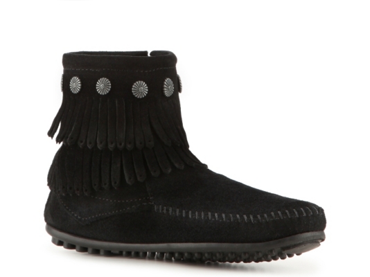 Minnetonka Women's Double Fringe Bootie