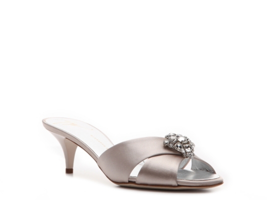 Giuseppe Zanotti Jeweled Slide Sandal