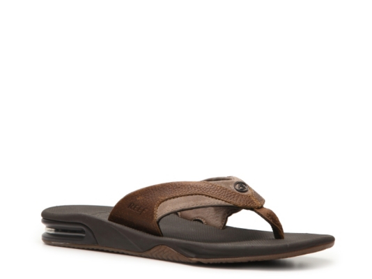 Reef Fanning Leather Bottle Opener Sandal