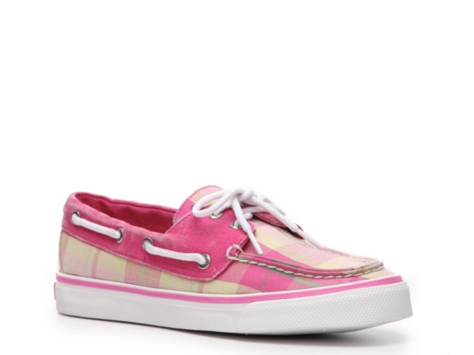 Sperry Top-Sider Women's Biscayne Pink Plaid Boat Shoe