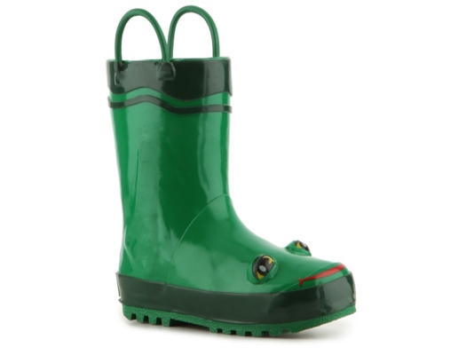 Western Chief Frog Boys' Toddler & Youth Rain Boot