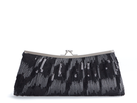 Lulu Townsend Ombre Sequined Frame Clutch