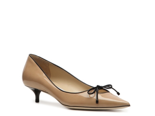 Jimmy Choo Ohia Patent Leather Bow Pump