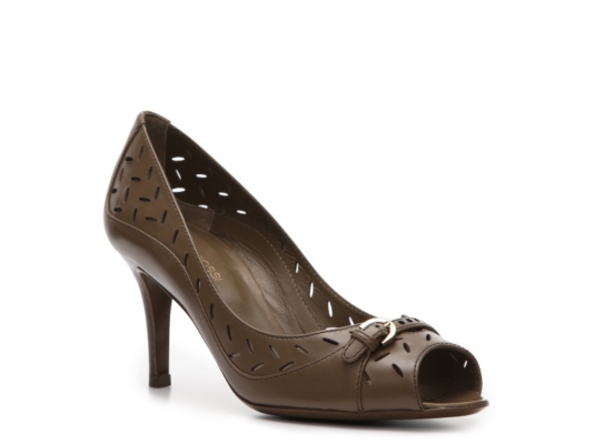 Sergio Rossi Cutout Peep Toe