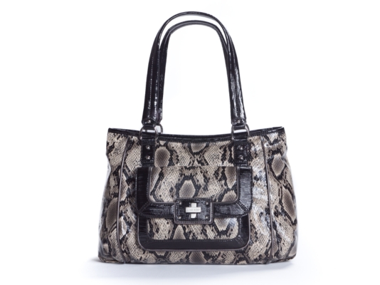 Nine West Squared Off Snake Tote