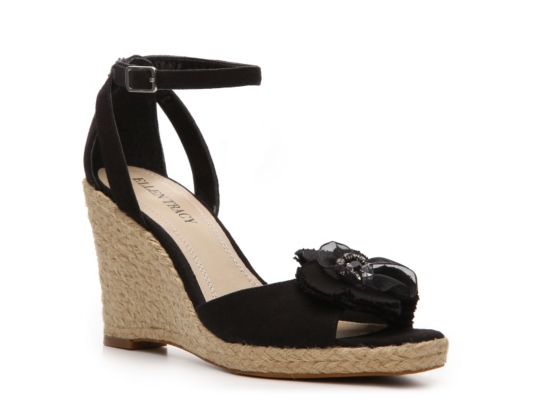 Ellen Tracy Cain Wedge Sandal