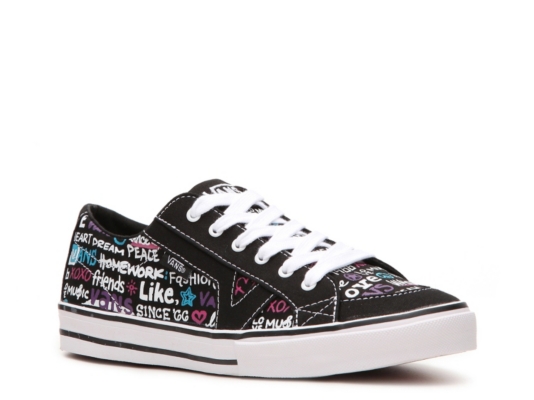 Vans Women's Fun Text Tory Sneaker