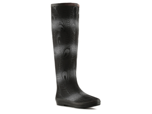 Volatile Raindrop Peacock Rain Boot