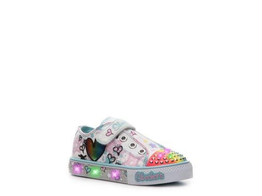Skechers Lil Treasures Girls' Infant & Toddler Light-up Sneaker