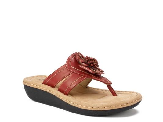 Cliffs by White Mountain Carnation Wedge Sandal