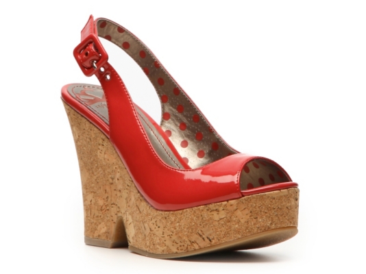 Fergalicious Quotation Platform Sandal