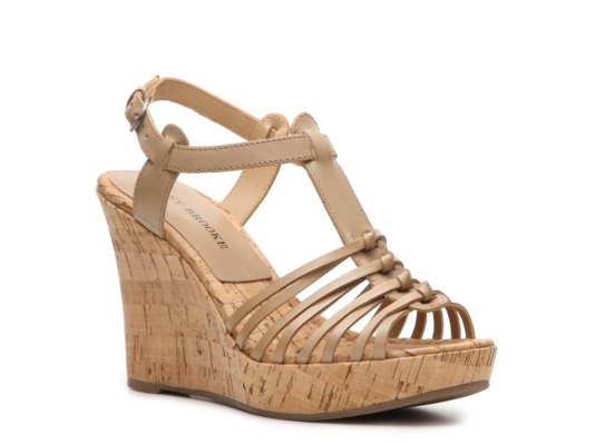 Audrey Brooke Caress Wedge Sandal