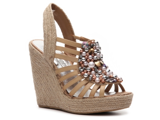 Naughty Monkey Scream Queen Wedge Sandal | DSW