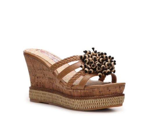 Two Lips Pammy Wedge Sandal