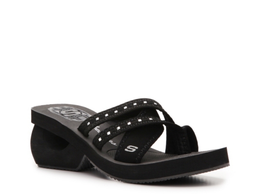 Skechers Women's Gleamers Wedge Sandal