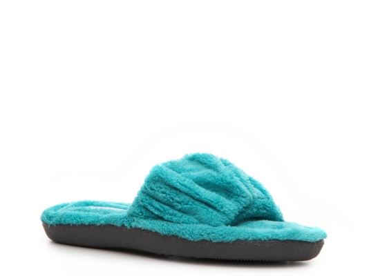 Poppie Jones Ruched Terry Slide Slipper