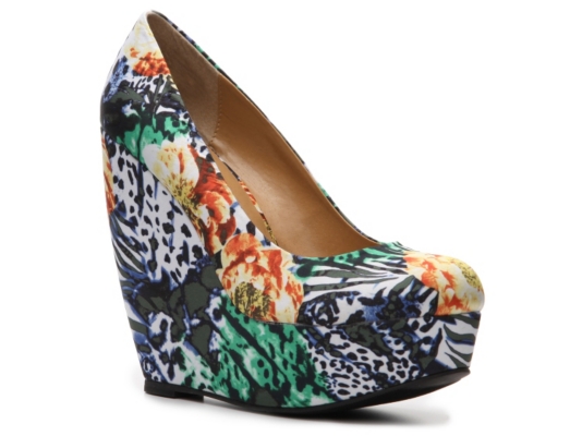 Madden Girl Craftty Wedge Pump