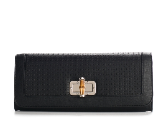 Poppie Jones Bamboo Turnlock Clutch