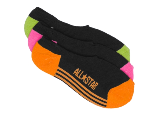 Converse Women's No Show Athletic Sock, 3 Pack