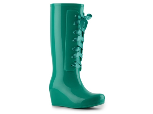 Dirty Laundry Rain Check Wedge Rain Boot