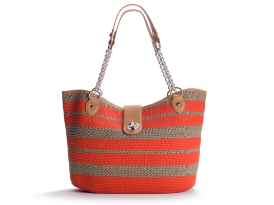 Kelly & Katie Chainlink Straw Tote
