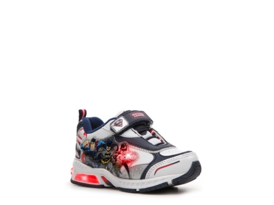 Warner Bro's Justice League Boys' Toddler Light-up Sneaker