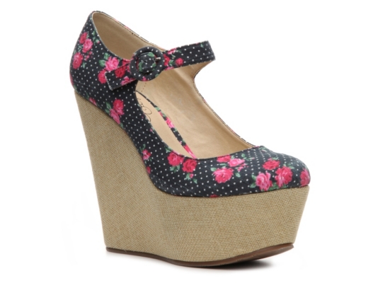Matty's Preppy Wedge Pump