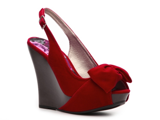 Qupid Lorane-89 Wedge Pump