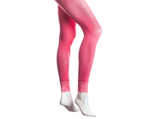 Betsey Johnson Lacy Cuff Footless Tight