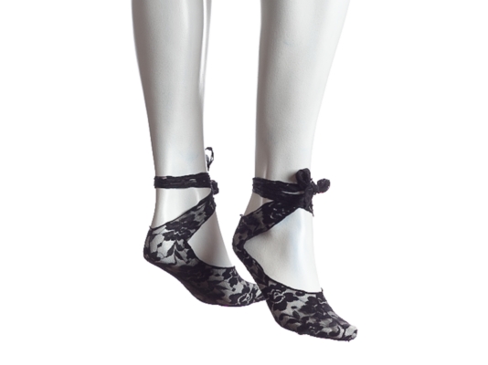 MeMoi Ankle Tie Lace Liner