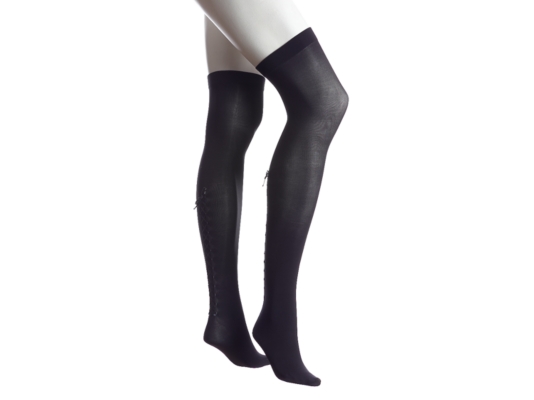 MeMoi Lace Up Over The Knee Sock