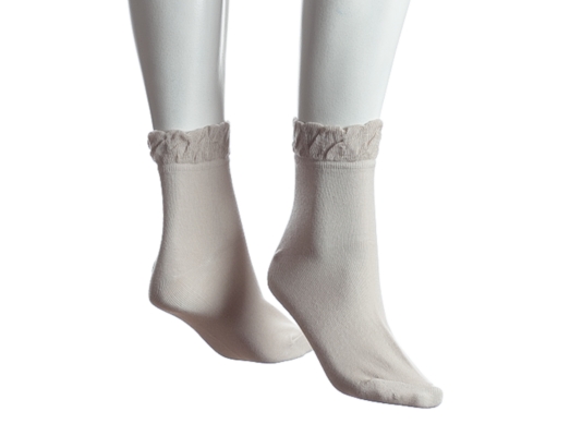 Anne Klein NY Ruffle Cuff Ankle Sock