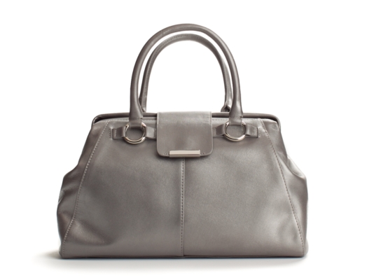 Audrey Brooke Saffiano Leather Satchel