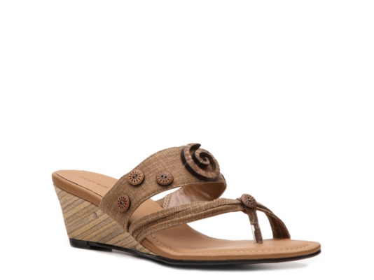 Ann Marino Isabelle Wedge Sandal
