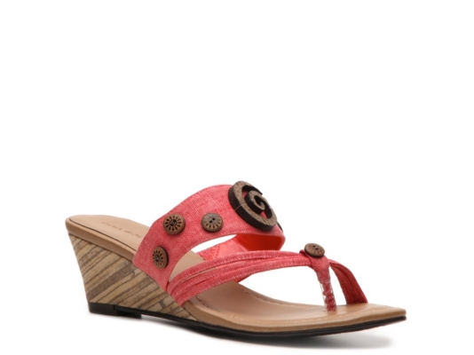 Ann Marino Isabelle Wedge Sandal