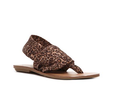 Dirty Laundry Beka Leopard Flat Sandal | DSW