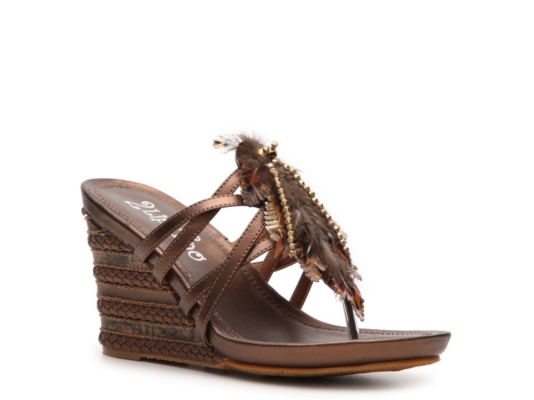 2 Lips Too Too Tickle Wedge Sandal