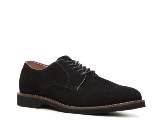 Bass Men's Black Suede Oxford
