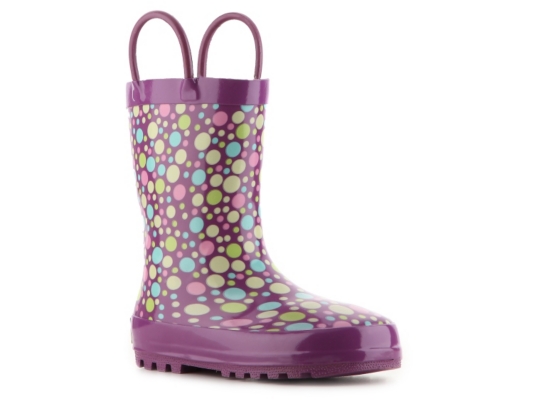 Western Chief Spotty Dotty Girls' Toddler & Youth Rain Boot