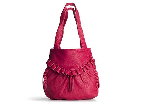 Red by Marc Ecko Ruffled Shoulder Bag | DSW