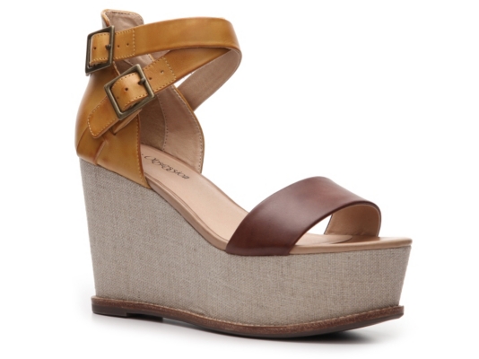 Sole Obsession Sunflower Wedge Sandal