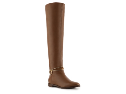 Sergio Rossi Over the Knee Leather Riding Boot