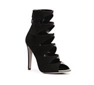 Sergio Rossi Leather & Suede Cutout Bootie